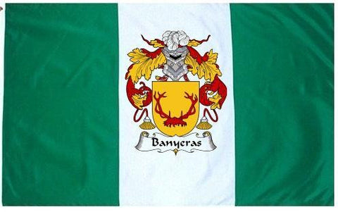Banyeras family crest coat of arms flag