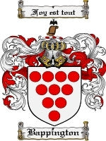Bappington coat of arms family crest download