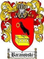 Baranovski coat of arms family crest download