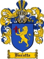 Baratta coat of arms family crest download