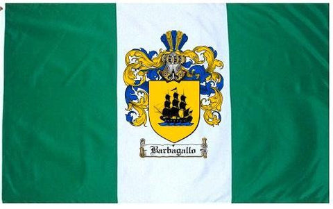 Barbagallo family crest coat of arms flag