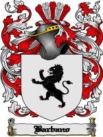 Barbano coat of arms family crest download