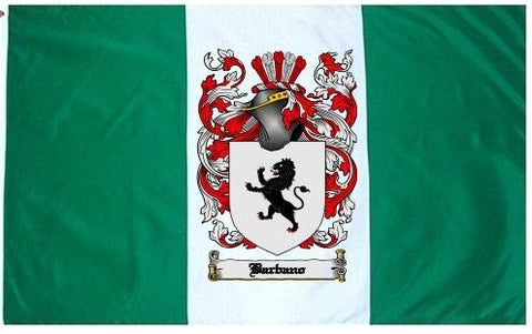Barbano family crest coat of arms flag