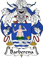 Barberena coat of arms family crest download