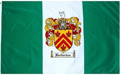 Barberton family crest coat of arms flag