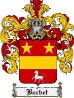 Barbet coat of arms family crest download