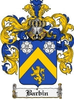 Barbin coat of arms family crest download