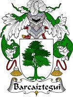 Barcaiztegui coat of arms family crest download