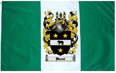 Barcal family crest coat of arms flag