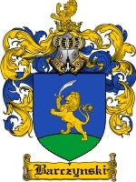 Barczynski coat of arms family crest download