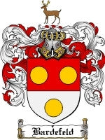 Bardefeld coat of arms family crest download