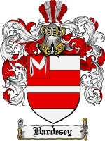 Bardesey coat of arms family crest download