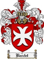 Bardet coat of arms family crest download