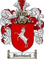 Bardewell coat of arms family crest download