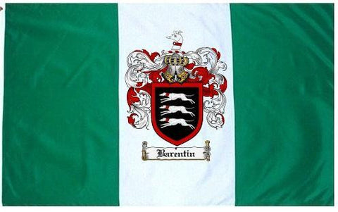 Barentin family crest coat of arms flag