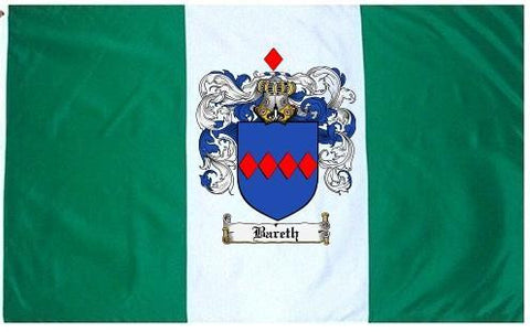 Bareth family crest coat of arms flag