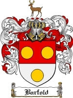 Barfold coat of arms family crest download