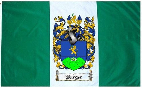 Barger family crest coat of arms flag