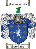 Barkess coat of arms family crest download