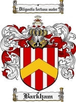 Barkham coat of arms family crest download