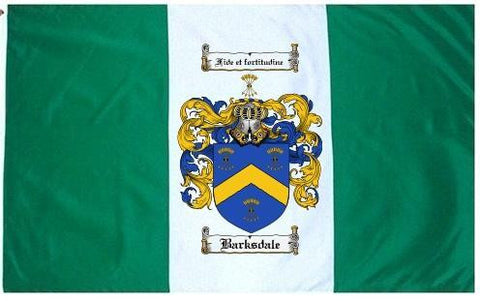 Barksdale family crest coat of arms flag