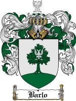 Barlo coat of arms family crest download