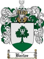 Barloe coat of arms family crest download