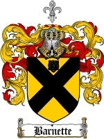 Barnette coat of arms family crest download