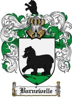 Barnewelle coat of arms family crest download