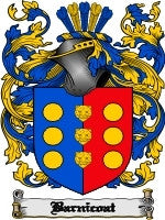 Barnicoat coat of arms family crest download