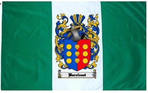 Barnicoat family crest coat of arms flag