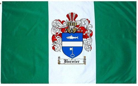 Barnier family crest coat of arms flag