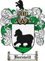Barnwill coat of arms family crest download