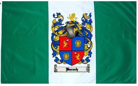 Baroch family crest coat of arms flag