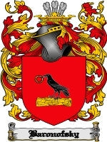 Baronofsky coat of arms family crest download