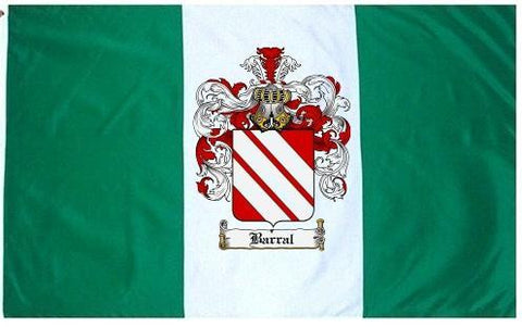 Barral family crest coat of arms flag