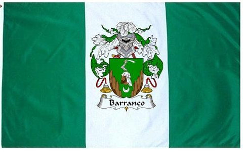 Barranco family crest coat of arms flag