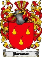 Barranon coat of arms family crest download