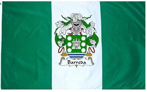 Barreda family crest coat of arms flag