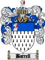 Barrell coat of arms family crest download