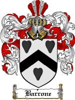 Barrone coat of arms family crest download