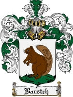 Barstch coat of arms family crest download