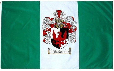 Barston family crest coat of arms flag