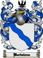 Bartalone coat of arms family crest download