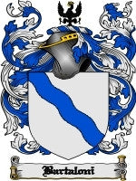 Bartaloni coat of arms family crest download