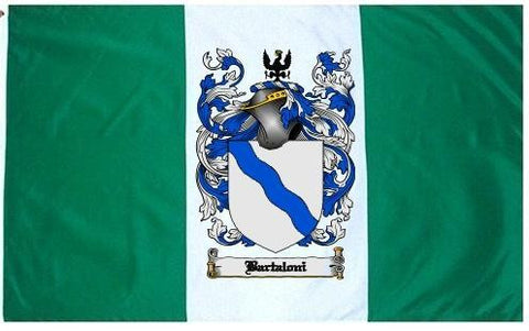 Bartaloni family crest coat of arms flag