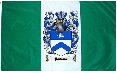 Barteaux family crest coat of arms flag