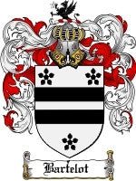 Bartelot coat of arms family crest download