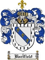 Bartfield coat of arms family crest download