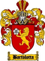 Bartolotta coat of arms family crest download